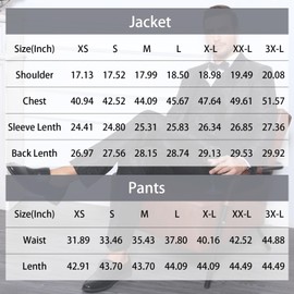 Rogers & Morris Tuxedo Suits for Men Paisley Floral 2 Piece Set Baroque Patterm Jacket and Black Pants Black S