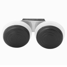 Stainless Steel Oil Painting Double Palette Cup Oil Painting Pot Container with Lid, Dipper Palettes Cups for Acrylic, Oil Paint(#2)