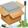 HOFASON Disposable Toothbrushes with Toothpaste 200 Pack, Travel Bulk Toothpaste