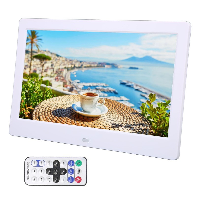 Digital Photo Frame HD 10.1 Inch 1024x600 LCD Display Smart