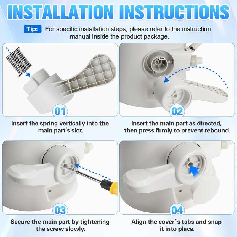 Xastro Upgraded RV Toilet Flush Pedal Replacement for Dometic 300/310/320/321