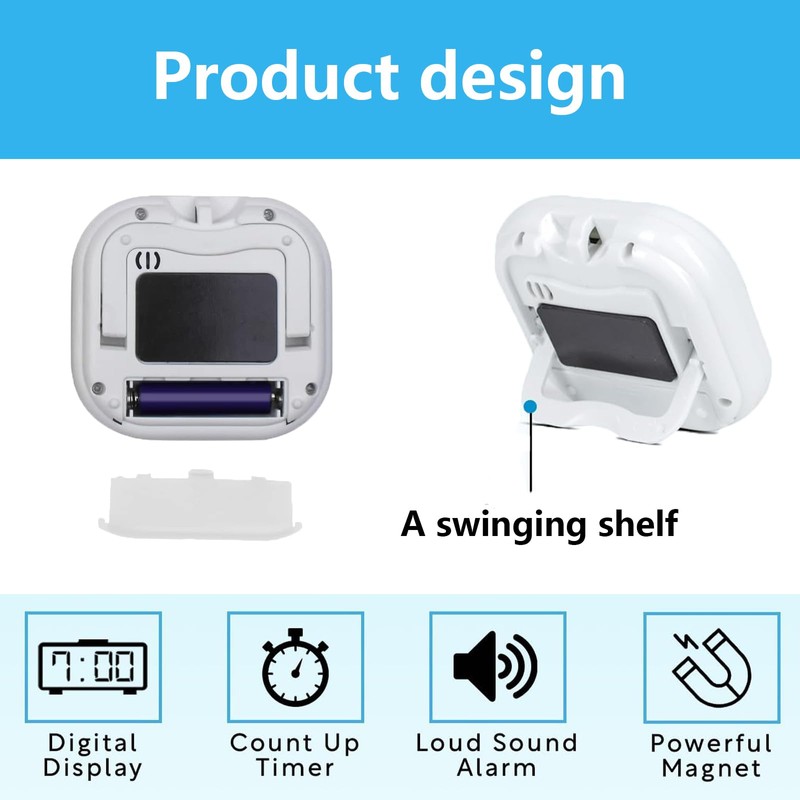 4-Pack Kitchen Timer, Countdown Timer, Kids Timer, Kitchen Timers for