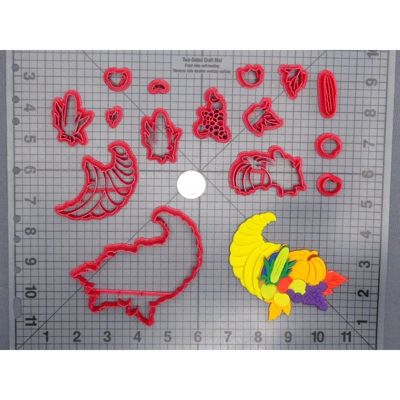 Thanksgiving - Cornucopia 266-E177 Cookie Cutter Set