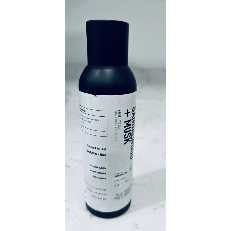 Los Angeles Ca Design Studio SANDALWOOD + MUSK Room Spray