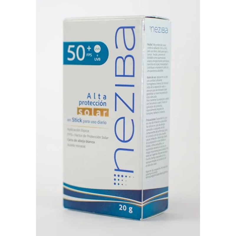 Protector Solar Neziba Barra Stick Vegano Parabenos Defender Cera Abeja