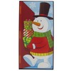 Holiday Pride Christmas Snowman Door Cover - 30" x 5