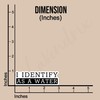 (3pcs) I Identify As A Water Sticker Humorous Funny Sayings
