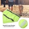 2pcs/set Pet Dog Reflective Saliva Towel Triangle Scarf (Fluorescent Yellow