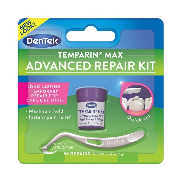 DenTek Temparin Max Caps & Fillings Repair Kit - 0.0733 oz, Pack of 4