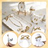 Wowagoga Jewelry Display Stand Set, Resin Jewelry Dish with Vanity