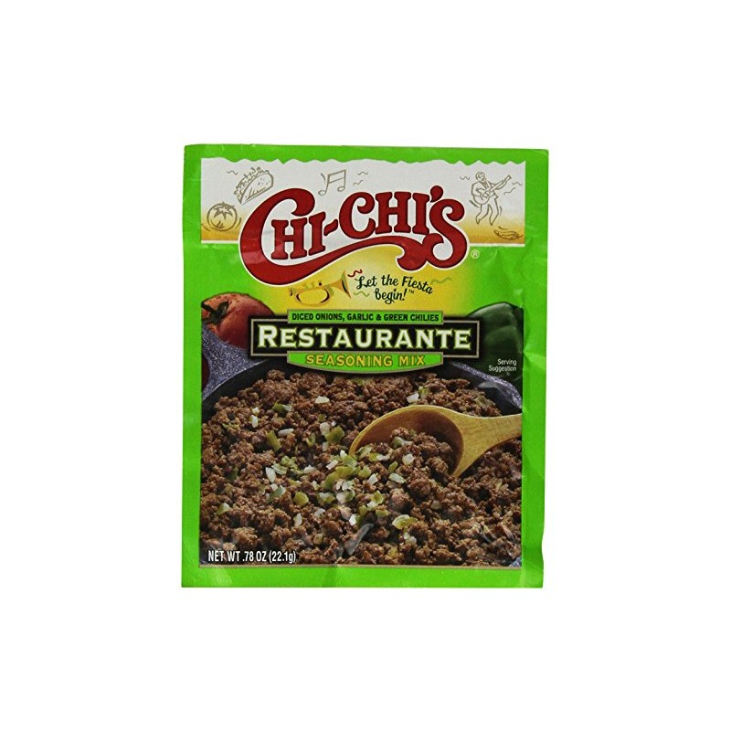 CHI-CHI'S Restaurante Seasoning Mix, Diced Onions, Garlic, and Green Chiles,