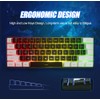 abucow abucow Gaming Keyboard Minimalist Portable Wired Ultra-Compact Mini Imitation