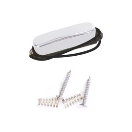 Metallor Single Coil Pickups Set Ceramic Magnet Neck and Bridge Pickup Compatible with Tele Telecaster Style Electric Guitar Parts Replacement.