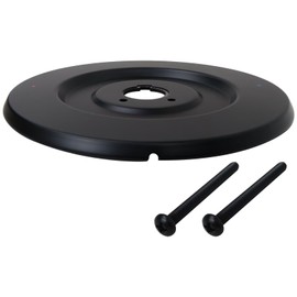 INGQI 1-6090 Replacement Stainless Steel Escutcheon for Moen 16090 Chateau Collection Tub and Shower Faucet Sets (Matte Black)