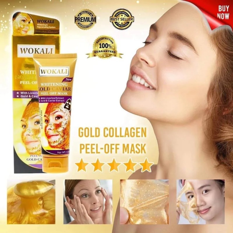 Mascarilla Oro Colágeno Peeloff 24k Aclarante Puntos Neg