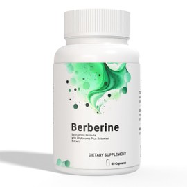 Berberine Dual-Action Formula with Phytosome Plus Extract, 1000 mg, 60 Capsules