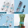 50PCS Reusable Cable Ties, Adjustable Cable Ties, Fastening Cable Ties,Microfiber