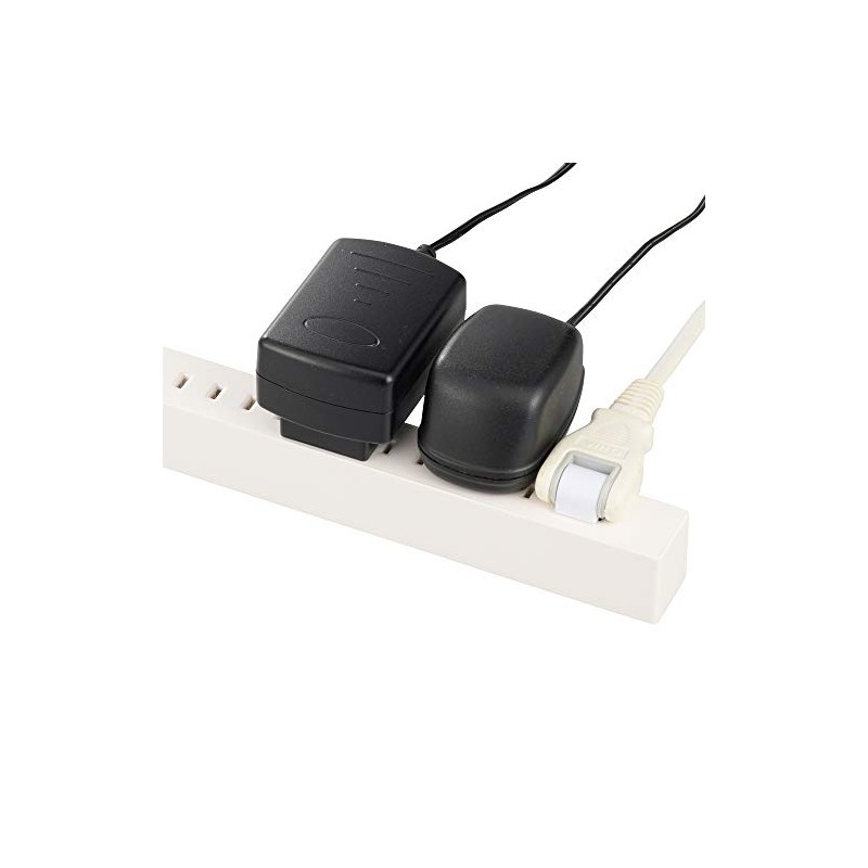 Free-to-Plug Slim Tap 8.5 Outlets 1.5m HS-T8515L-W 00-5056 OHM Ohm