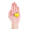 VeYocilk 3 candados pequeños en forma de corazón amarillo con