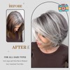 Jolelyne Ombre Ash Blonde Layered Bob Wigs for Women Short