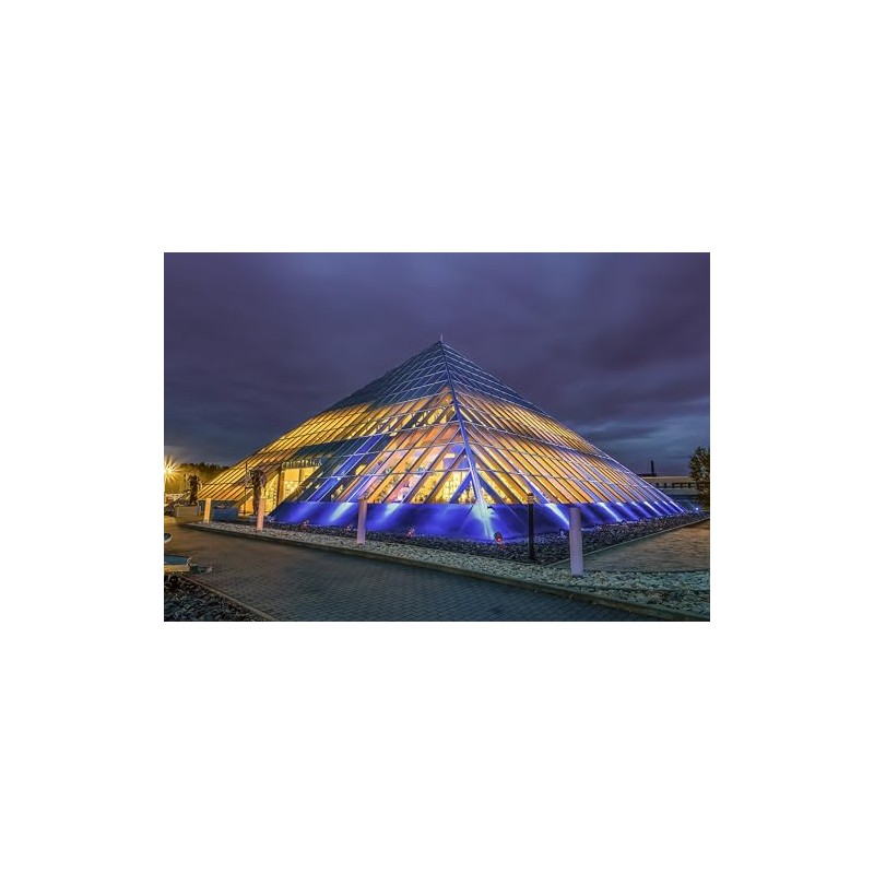 CRISTALICA Glass Tortoise Figurine Colourful / Transparent Width Approx. 6.4