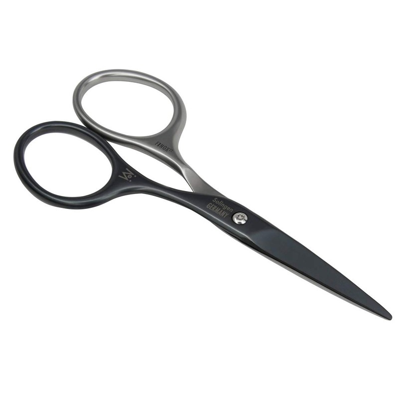 GERMANIKURE Moustache and Beard Scissors - Self-Sharpening FINOX22 Titanium Coated