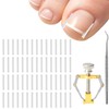 60 Pieces Painless Toenail Smoothing Strips with Nail Remover +