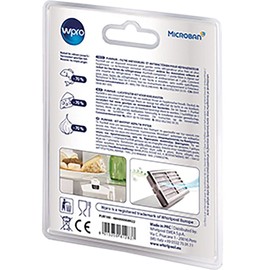 Wpro PUR100 Reinigungsfilter für Kühlschrank, geruchshemmend und antibakteriell