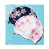 Gorro de natación de silicona para mujer, antideslizante, impermeable, para