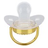 Baby Pacifier, Christening Chain Gold Bling R