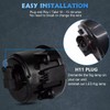 HMCYCI Pair Bumper LED Fogs Driving Lamps 6000K White For