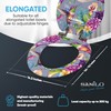 Sanilo Soft Close Toilet Seat ELONGATED, Quiet and Slow Close