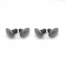 SMT-4 PCs Clear Side Fender Lights with LEDs Compatible With 1999-2010 F-350/F-450 Super Duty Dually trucks with factory installed fender lights [B01D0QWSPA]