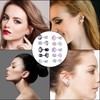 10 Pcs Titanium Earrings, Hypoallergenic Flat Back Stud Earrings, Surgical