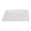 TrueCraftware- 10-1/4” x 10-1/4” Square Plate Passion White Color Melamine-
