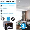 JARLSTAR 8 Inch LED Recessed Light with Junction Box, 8Pack
