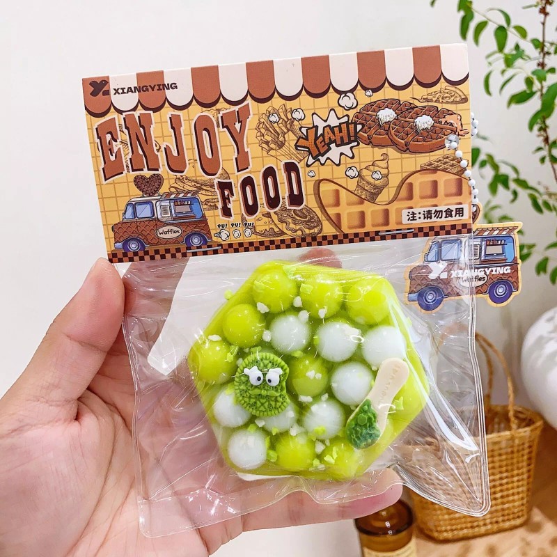 Unbranded Squishy Food-Themed Stress Relief Toy - Blind Box Style!