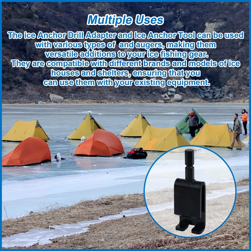 8B8B 43416 Anchor Install Adapter, Ice House Anchors Ice Anchor