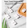 WEYICHUANG Paper Towel Dispenser Key, 5 Pack Universal Dispenser Key,Universal