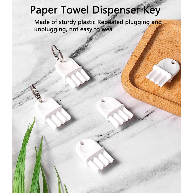 WEYICHUANG Paper Towel Dispenser Key, 5 Pack Universal Dispenser Key,Universal
