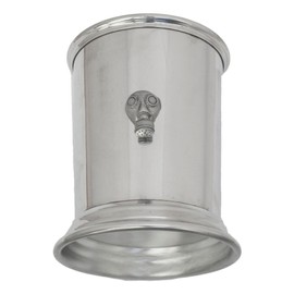 Gas Mask Mint Julep Cup English Pewter Cockatil Free Engraving Gift 438