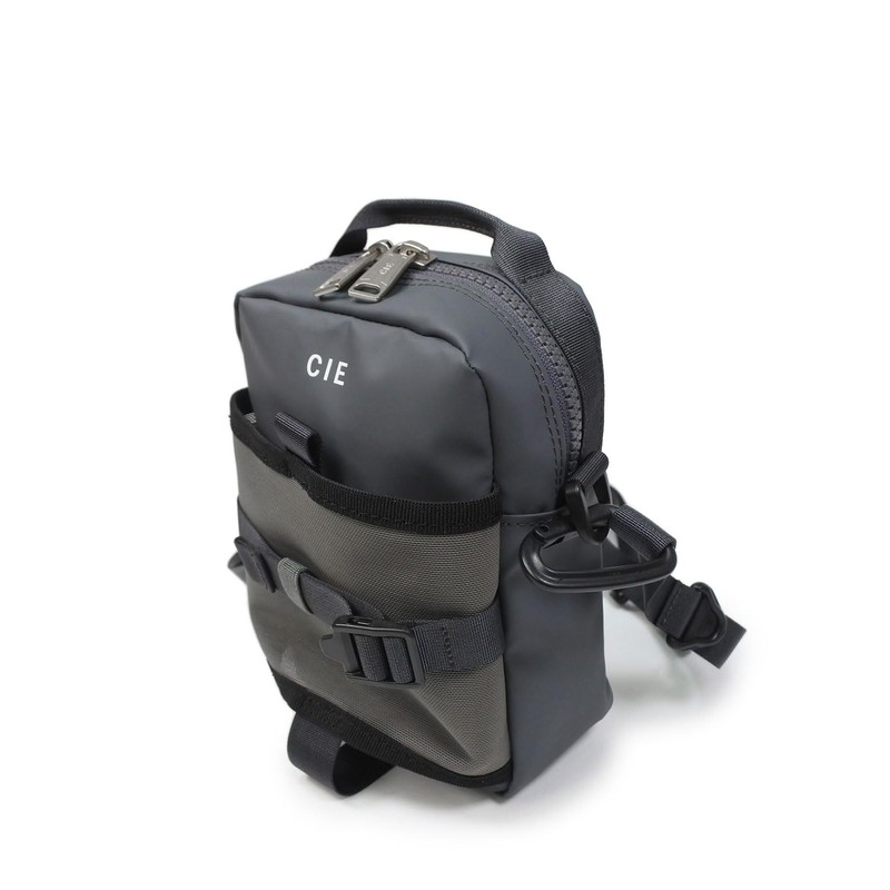 CIE GRID-3 SHOULDER BAG-04 Black, Lightweight, Waterproof Material, Made in