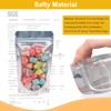 SumDirect SumDirect 50Pcs 12x18cm Reusable Aluminium Foil Resealable Zipper Stand