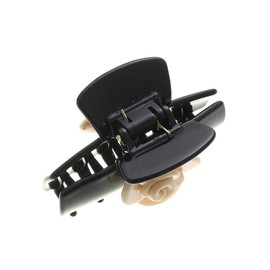 KOBE VINGTAINE H7401-BK Camellia Design Hair Claw Flower Hair Accessories Rose Office Daily