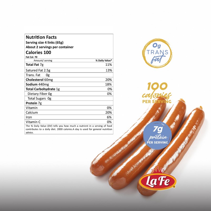 La Fe Chicken Vienna Sausage in Chicken Broth 5oz