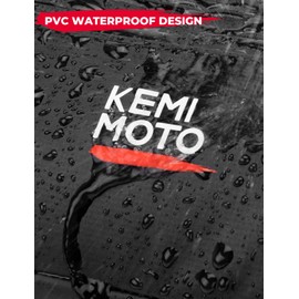 KEMIMOTO Motorcycle Handlebar Bag Universal Waterproof Front Storage Bag Bicycle Handlebar Bag Compatible with Sur-Ron Light Bee X and S X160 X260 Talaria Sting Electric Dirt Bike,Silver