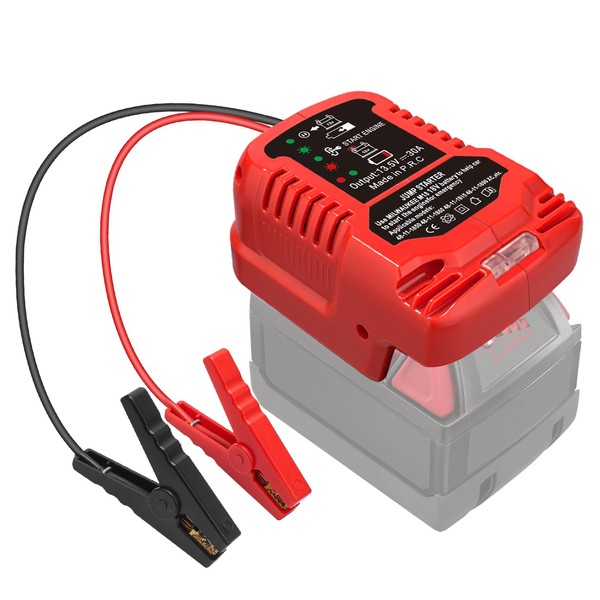 SriGM Car Jumper Cables for Milwaukee 18V M18 Batteries Car