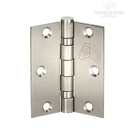 Satin Stainless Steel Door Hinge Pairs 3 Inch / 75mm Ball Bearing Door Hinges