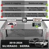 Muslogy Truck Bed Cargo Net Compatible with Chevy Silverado &
