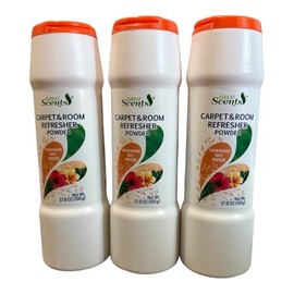Great Scents Carpet and Room Refresher Powder, Hawaiian Bay Breeze Scent, 17.6 oz, Pack of 3